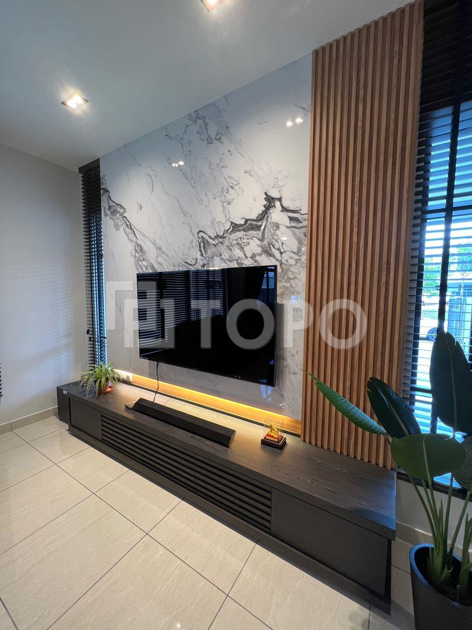 Product - TV Console & Backing